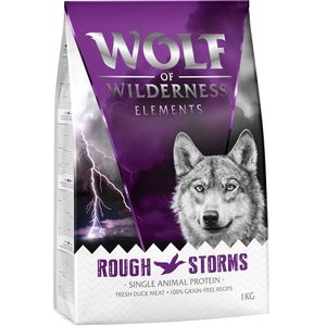 1kg Rough Storms Eend Wolf of Wilderness Hondenvoer