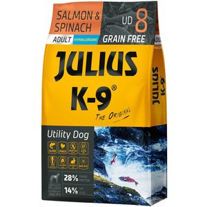 10 kg JULIUS K-9 Adult zalm & spinazie hondenvoer droog