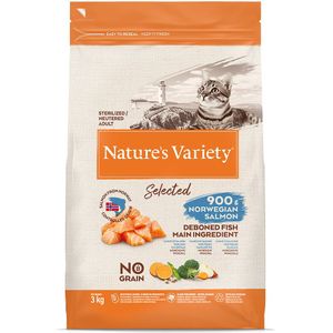 Nature's Variety Selected Sterilized Noorse zalm - 3 kg