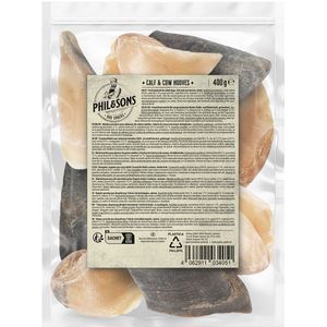 400g Kalfs- en Runderhoeven Phil & Sons Hondensnacks