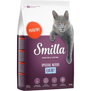 10kg Light met Gevogelte Smilla Kattenvoer