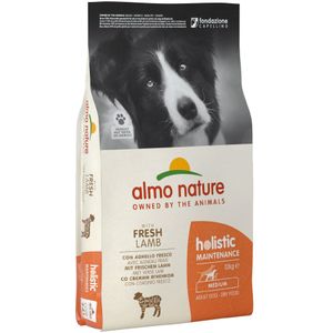 11 kg  1 kg gratis! 12 kg Almo Nature hondenvoer - Adult Lam & Rijst Medium