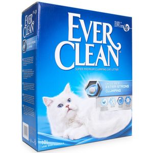 10l Ever Clean® Extra Strong Kattenbakvulling Parfumvrij Kat
