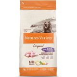 Nature's Variety Original No Grain Medium Adult Kalkoen Hondenvoer - 2 kg