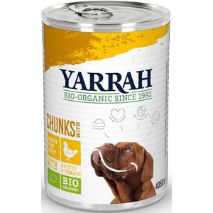 Yarrah Bio Gemengd Probeerpakket 6 x 400/405 g Hondenvoer  - Mix: 3 soorten