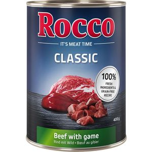 Rocco Classic 6 x 400 g voor een probeer prijs! - Rund met Wild