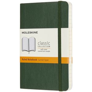 Moleskine Classic notitieboek Pocket softcover Plain-Mirte groen
