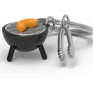 Metalmorphose sleutelhanger BBQ met tang