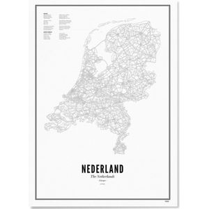 Wijck poster Nederland A3 30 x 40 cm