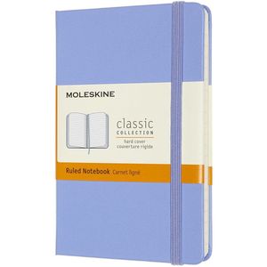 Moleskine Classic notitieboek gelinieerd Pocket Hortensia blauw
