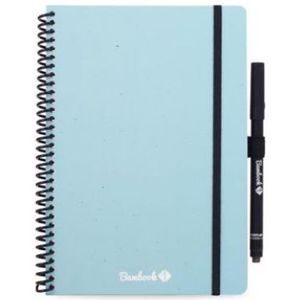 Bambook uitwisbaar notitieboek A5 softcover-Blauw