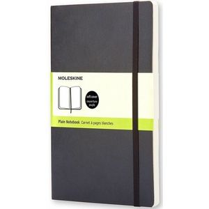 Moleskine Notebook Large plain Soft Cover-Zwart