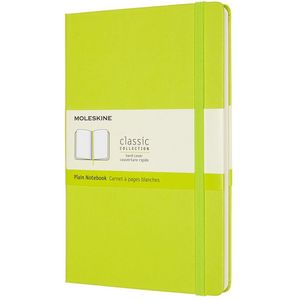 Moleskine Classic notitieboek large hardcover plain-Citroen groen