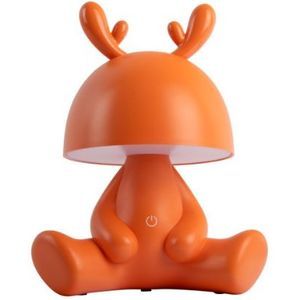 Leitmotiv tafellamp Hert oranje oplaadbaar