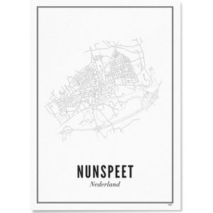 Wijck print stad Nunspeet A4 21 x 30
