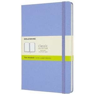 Moleskine Classic notitieboek large hardcover plain-Hortensia blauw