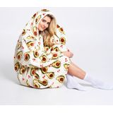 Noxxiez knuffel hoodie Avocado print XL
