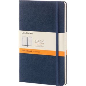 Moleskine Classic notitieboek gelinieerd Large Saffier blauw