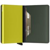 Secrid Slim wallet mat green & lime