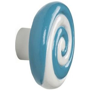 Bitten Candy Swirl wandhaak-Turquoise