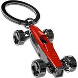 Metalmorphose sleutelhanger Race auto rood