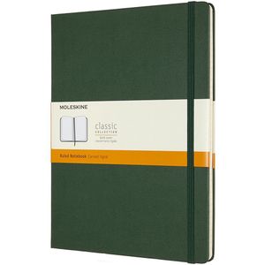 Moleskine Classic notitieboek gelinieerd XL Mirte Groen