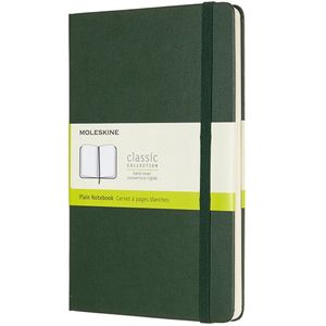 Moleskine Classic notitieboek large hardcover plain-Mirte groen