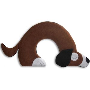 Leschi Warming pillow Bobby the dog - dark brown-black