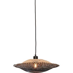 Good&Mojo Hanglamp Kalimantan bamboe dia.44x12cm naturel/zwart. S