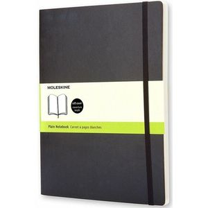 Moleskine Notebook XL Plain Soft CoverZwart
