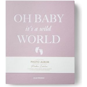 Printworks Photo Album - Baby it's a Wild World - Pink