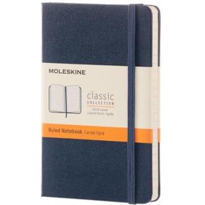 Moleskine Classic notitieboek gelinieerd Pocket Saffier blauw