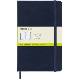 Moleskine Classic notitieboek large hardcover plain-Safier blauw