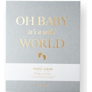 Printworks Photo Album - Baby Its a Wild World - Grey
