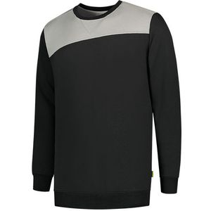 Tricorp Sweater Bicoler Naden zwart-grijs