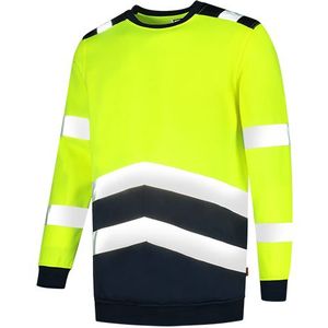 Tricorp 303004 Sweater HiVis fluor geel/ink