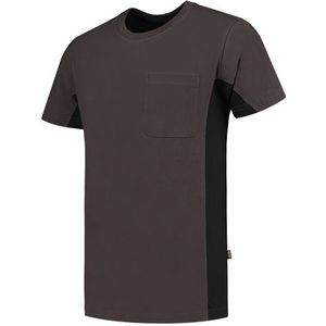Tricorp TT2000 T-shirt donkergrijs/zwart