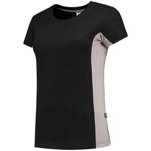 Tricorp 102003 dms bi-color shirt zwart-grijs
