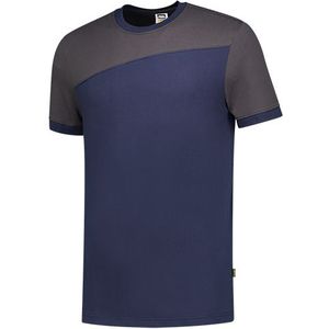Tricorp 102006 T-Shirt Bicolor bl/donkergrijs