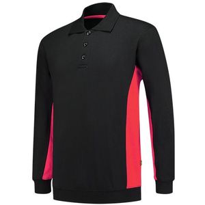 Tricorp 302003 Polosweater Bicolor Zwart/Rood