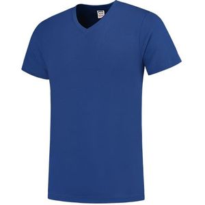 Tricorp TFV160 T-shirt v-hals fitted royalblue