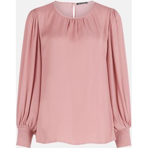 Satin-Bluse