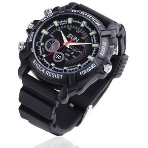 Spy Camera Horloge – Full HD 1080P – 16GB Geheugen – Nachtzicht & Geluidsopname – Waterdicht B