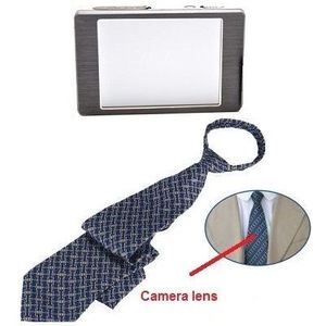 Stropdas Camera LCD HD Recorder – Complete Opnamekit met HD DVR en Sony CCD Sensor