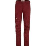 Broek Fjällräven Women Karla Pro Zip off Trousers Bordeaux Red-Maat 40