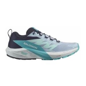 Trailrunning schoen Salomon Women Sense Ride 5 Cashmere Blue Carbon Peacock Blue-Schoenmaat 40