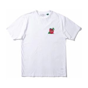 T-Shirt Edmmond Studios Men Worm Plain White-L