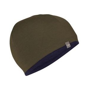 Muts Icebreaker Unisex Pocket Hat Loden/Midnight Navy