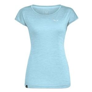 T-Shirt Salewa Women Puez Melange Dry W S/S Tee Air Blue Melange-XXL