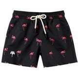 Zwemshort OAS Kids Black Flamingo-2 Jaar